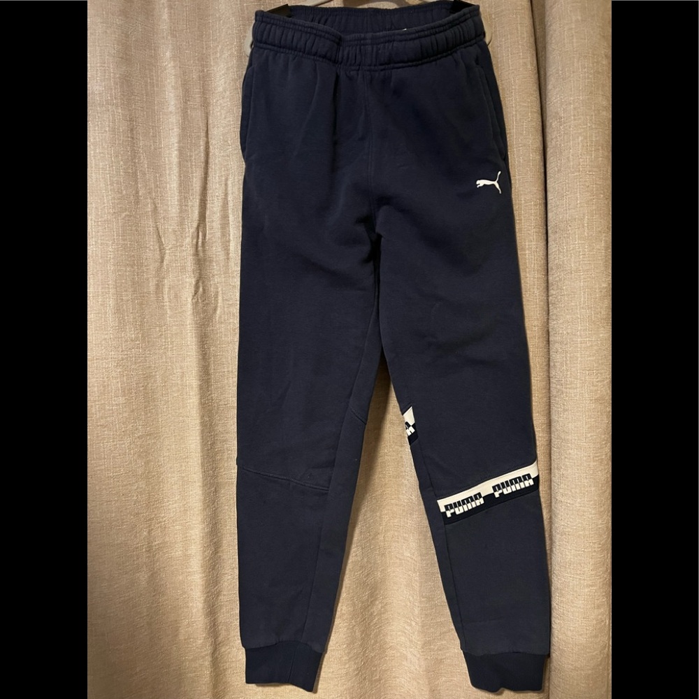 Blue puma sweats